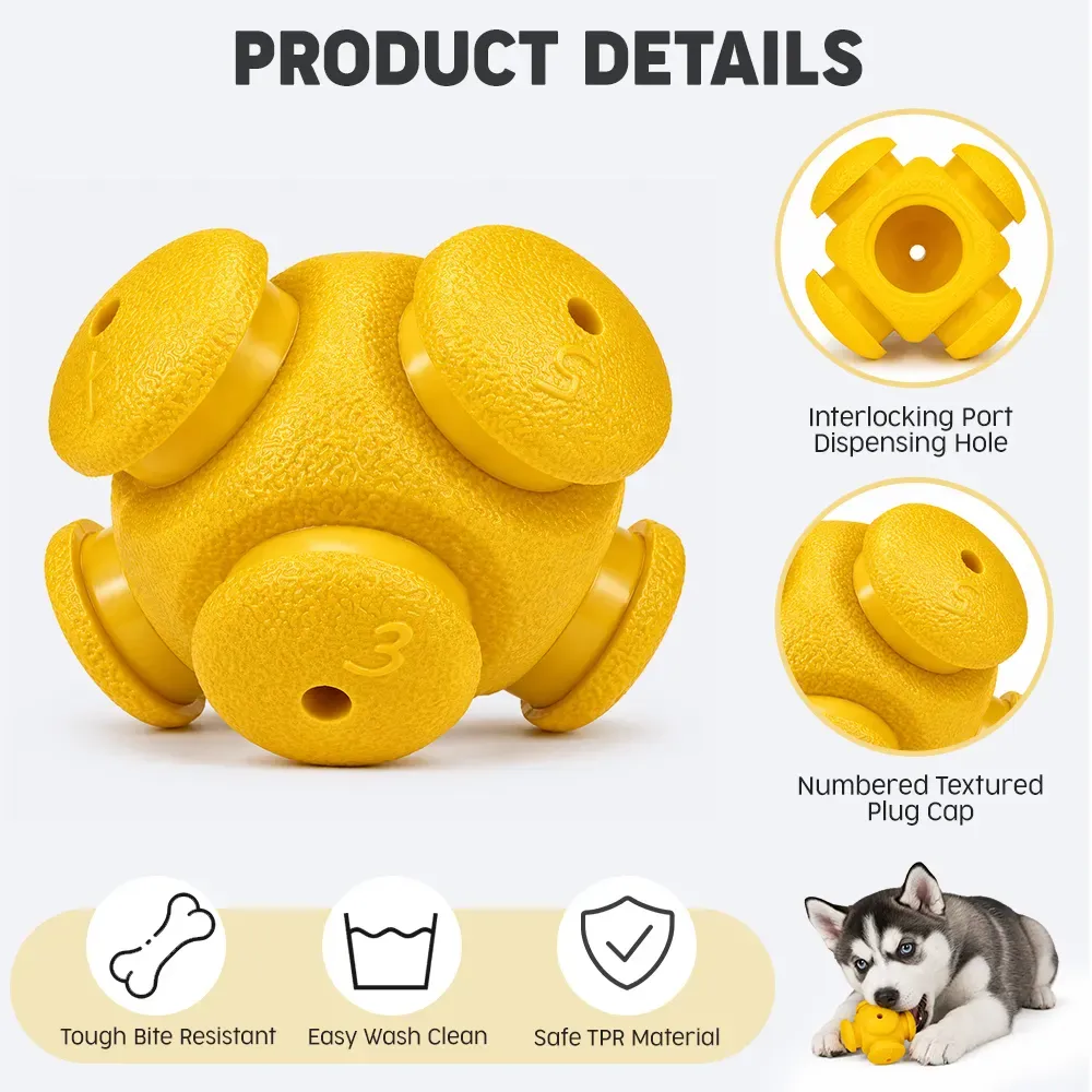 Treat-dispensing puzzle toy product details