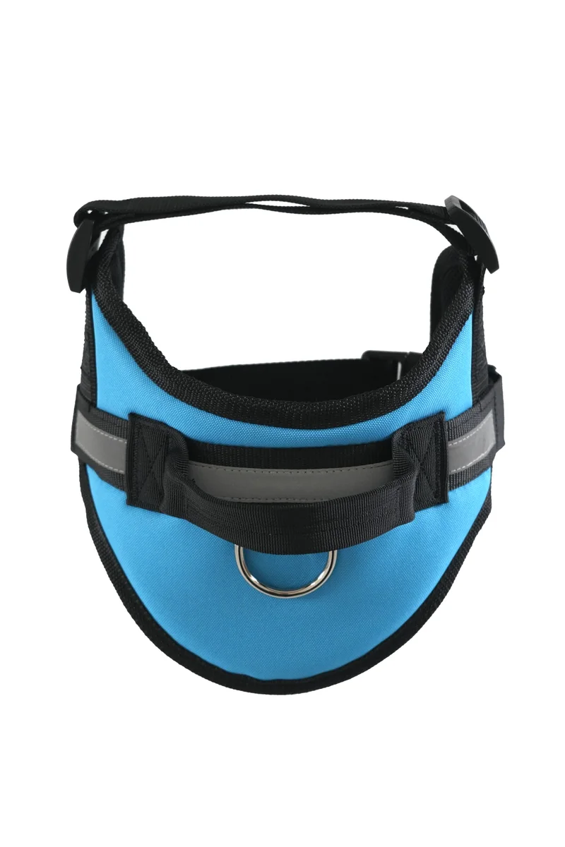 Breathable mesh dog harness bulk order with reflective piping and soft edges